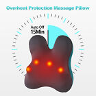 Shiatsu Back Neck And Shoulder Massager With Heat Deep Kneading Massage Pillow