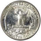 1943 Washington Quarter Uncirculated Mint State Silver 25c Coin