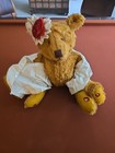 Vintage Mohair Artist Teddy Bear Artist Unkown Shirt And Bow
