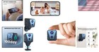 Indoor Mini Nanny Cam  4k Resolution  Night Vision  And Motion Detection Alerts