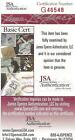 Jack Nicklaus Autographed Cut On Index Card Jsa Cert Of Authentication