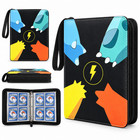 400 Pocket Trading Card Binder Album Zip Portfolio Top Loading Card Holder Book