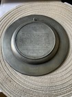 Bicentennial Commemorative Pewter Plate We Are One  1 Signing The Declaration