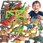 31 Piece Dinosaur Toy Set For Kids 3-5  Realistic Plastic Figures   Accessories