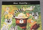 Vtg Smokey Bear Poster    our Family    Depends On Your Family  Paper 13x20  1993