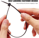 Zip Ties 12 Inch    heavy Duty Cable Ties With 120 Pounds Tensile Strength   black Z