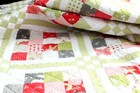 New Handmade Quilt   Throw   16 Patch