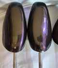 Lot Of 6 Vintage Adjustable Shoe Trees Spring Loaded Plastic Black Brown Shoe St