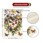Spring Summer Birds Flowers Butterflies Garden Flag 12x18 Inch Colorful
