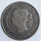 Canada 1859 One 1 Large Cent Queen Victoria Royal Canadian Mint