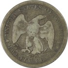 1875 Cc Seated Liberty Silver Twenty Cent Vg Very Good Sku i24202