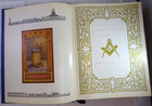 Book 1952 Edition Masonic Holy Bible Red Letter Text King James Aj Holman Co 