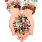 1184x Jewelry Making Kit Gemstone Chip Beads Irregular Stone Bracelet Earrings