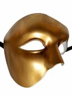Gold Phantom Of The Opera Half Face Men Masquerade Mask