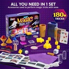 180  Magic Set Kids Magic Trick Kit Magician Toy With Step-by-step Video