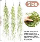 Faux Spanish Moss - Artificial Hanging Moss Bulk For Plants 3pcs Fake Green-2