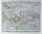 1892 Stieler Map - Germany - Hessen Leipzig Black Forest Dresden Dessau Bohemia