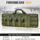 Double Rifle Case Soft Bag 34  36  42  48   51    55    Gun Case Tactical For Rifle 