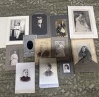 Huge 10 Lb Antique Photo Lot Cabinet Cards 1800s Victorian   Vintage