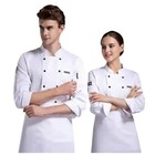  summer Restaurant Kitchen Chef Uniform  Breathable Mesh Short long Sleeve Shirt