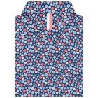 Hot Sale   Rh0back Red  White   Hibiscus Polo Golf     Quick Dry  Breathable Fit