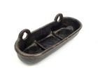 Antique 19th Century Victorian Cast Iron Church Pew Drip Tray