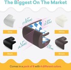 10-40 Child Baby Desk Table Corner Edge Protector Soft Safety Foam Cushion Guard
