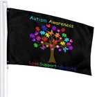 Autism Awareness Flag 3x5 Ft Outdoor Decoration Banner House Jigsaw Puzzles A   
