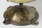 Replogle Globemaster 12  World Globe Antique Beige Raised Relief Brass Base