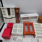 Large Lot Of Vintage Miniatures Dollhouse Furniture 30  Pieces - Lot  1