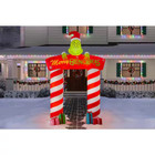 New 10 Ft  Giant-sized Led Archway Grinch Merry Grinchmas Christmas Airblown Inf