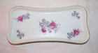 Vintage Porcelain Dresser Vanity Set Tray  Moriage Red  Roses