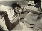 Jimi Hendrix Photo Signed By Photographer Roz Kelly Midtown Hotel Taking A Call
