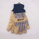Kinco Thermal Lined Gloves Kids Ages 3-6 Beige Barn Work Ski Outdoor Chore New