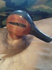 Vintage Wooden Duck Decoy Miniature Hand Carved And Painted