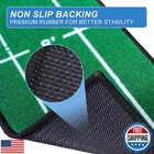 Ponsonbay Golf Putting Mat Indoor And Outdoor Professional Golf Practice Putt