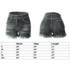 On Sale   Women s Ripped Denim Distressed Skinny Stretchy Shorts Hot Pants Jeans