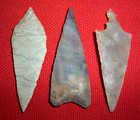 Choice 3-piece Sahara Mesolithic Artifact Sampler  Prehistoric African Artifacts