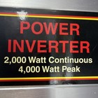 Chicago Electric 2000w Power Inverter 4000w Peak 12v Dc To 115v Ac
