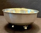 Vintage Wallace Silver Plate Footed Bon Bon Bowl-pattern M637-mid-century Modern