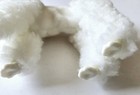 1980 Barbie Poodle Prince Dog Vintage Poseable White Fluffy Vinyl Face And Feet