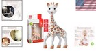 Handcrafted Parisian Teething Giraffe