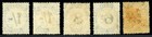 Trinidad 1944-45 Postage Due Values 5d To 1 - Wmk Msca  Used  Sg D22-5  Cat   715