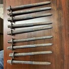 Nine 19thc Bed Bolts