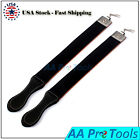 2 Pieces Barber Leather Strop Straight Razor Sharpening Shave Shaving Strap