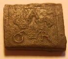 1   re Copper Plate Money  ca 1650   without  Sweden Patina  Lightly Corr   Ss