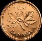 2007   2008 Both Are Magnetic Canada   1 Cent Unc  Coin From Roll