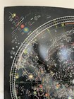Vintage Original Map Of The Universe Poster Galaxies Zodiac Stars Glow In Dark