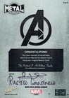 2024 Marvel Metal Universe Avengers Sketch Card 1 1 Rustico Limosinero  hulk 