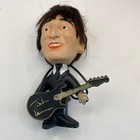 Vintage 1964 Beatles Remco Set Of 4 Hard Body Dolls With Instruments
